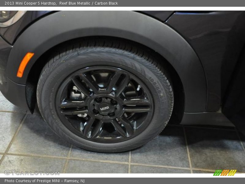 Reef Blue Metallic / Carbon Black 2013 Mini Cooper S Hardtop