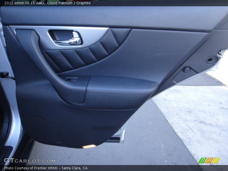 Liquid Platinum / Graphite 2012 Infiniti FX 35 AWD