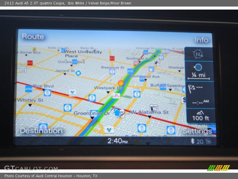 Ibis White / Velvet Beige/Moor Brown 2013 Audi A5 2.0T quattro Coupe