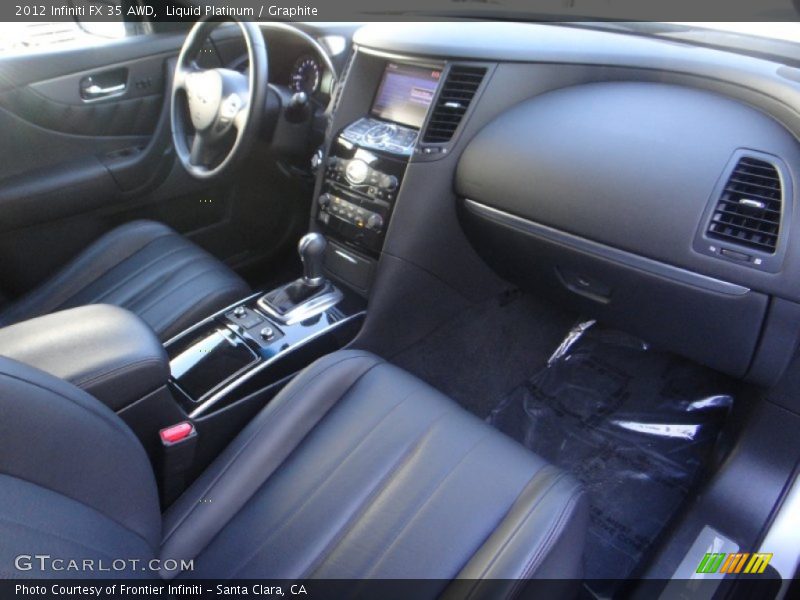 Liquid Platinum / Graphite 2012 Infiniti FX 35 AWD