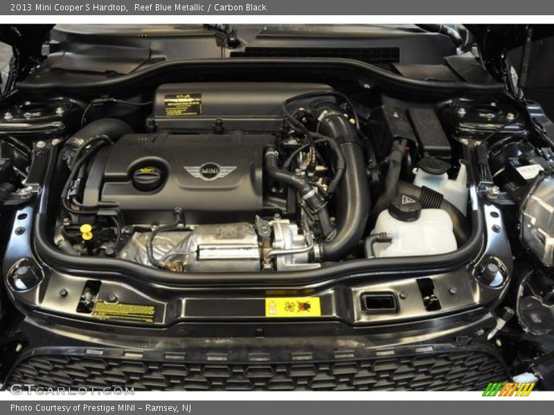 Reef Blue Metallic / Carbon Black 2013 Mini Cooper S Hardtop