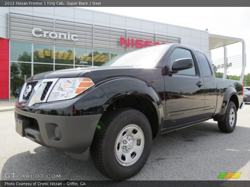 Super Black / Steel 2013 Nissan Frontier S King Cab
