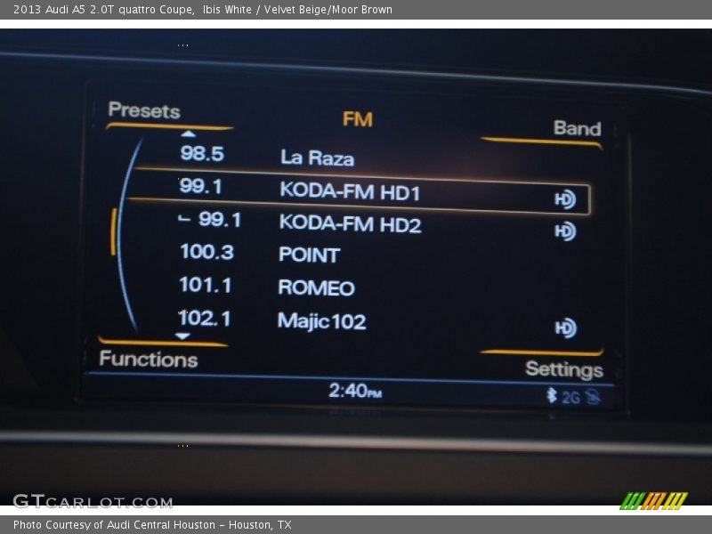 Ibis White / Velvet Beige/Moor Brown 2013 Audi A5 2.0T quattro Coupe