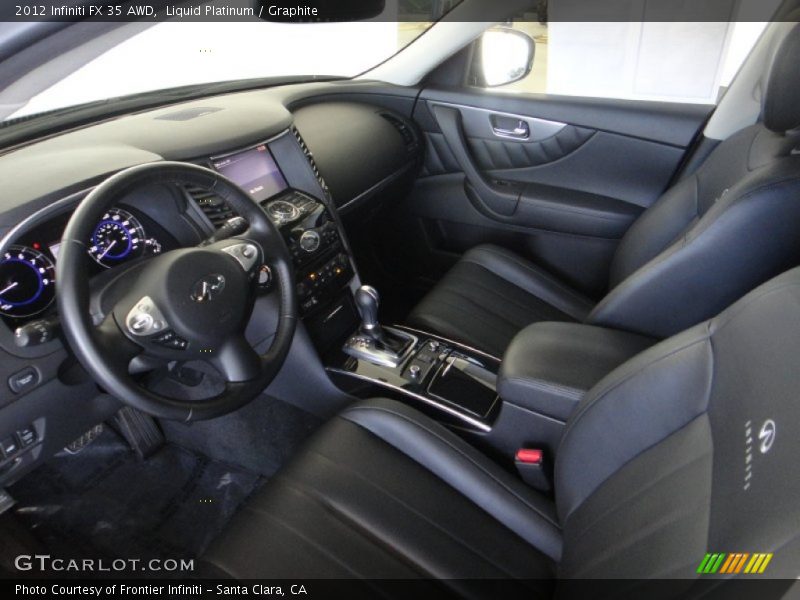 Liquid Platinum / Graphite 2012 Infiniti FX 35 AWD