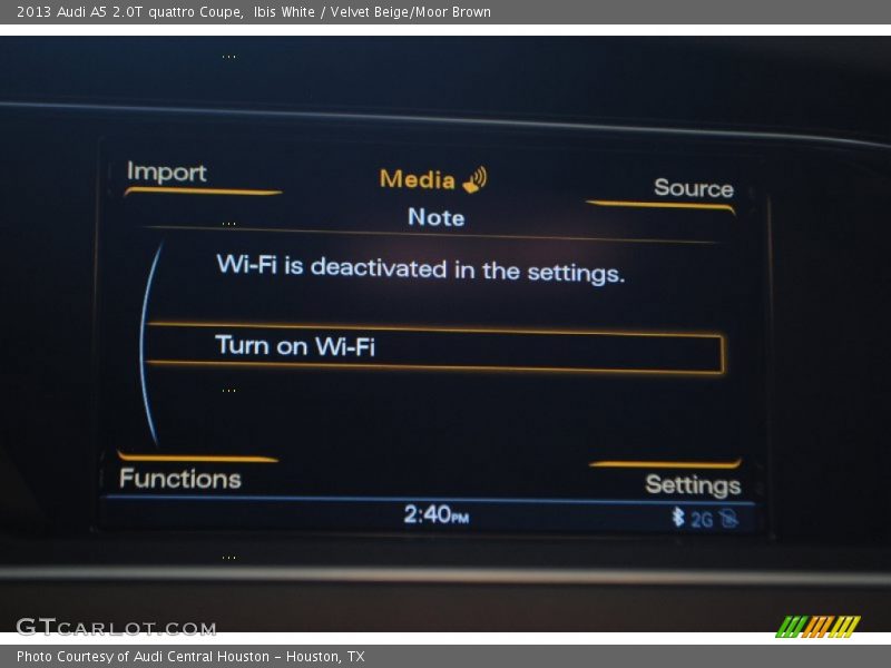 Ibis White / Velvet Beige/Moor Brown 2013 Audi A5 2.0T quattro Coupe