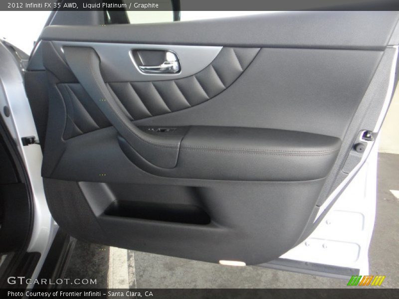 Liquid Platinum / Graphite 2012 Infiniti FX 35 AWD