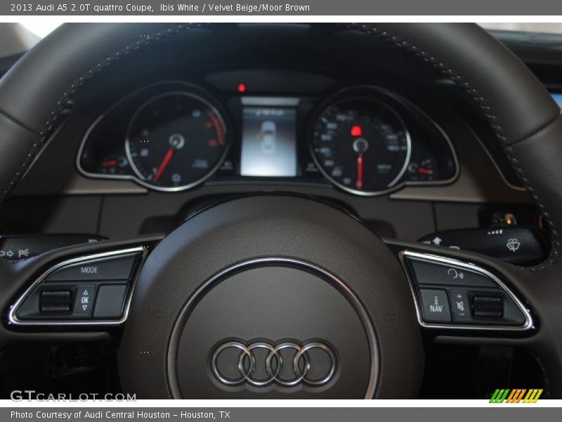 Ibis White / Velvet Beige/Moor Brown 2013 Audi A5 2.0T quattro Coupe