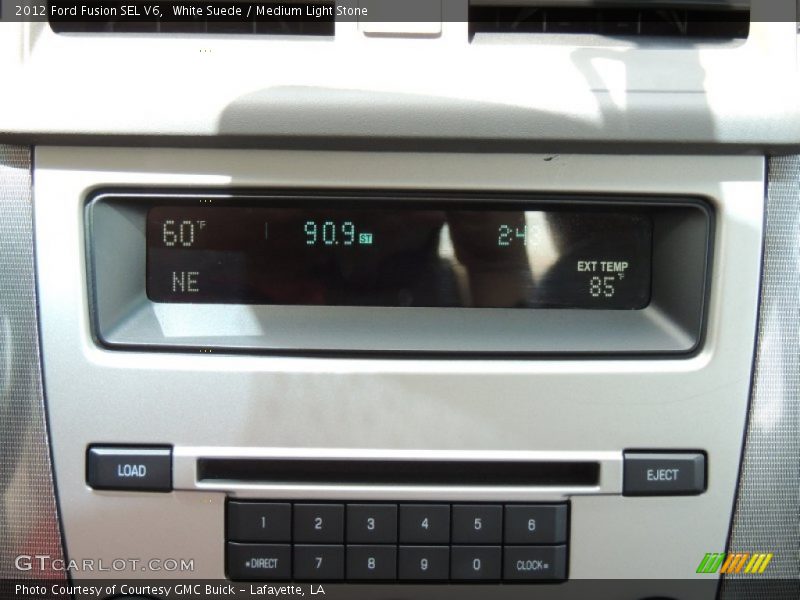 White Suede / Medium Light Stone 2012 Ford Fusion SEL V6