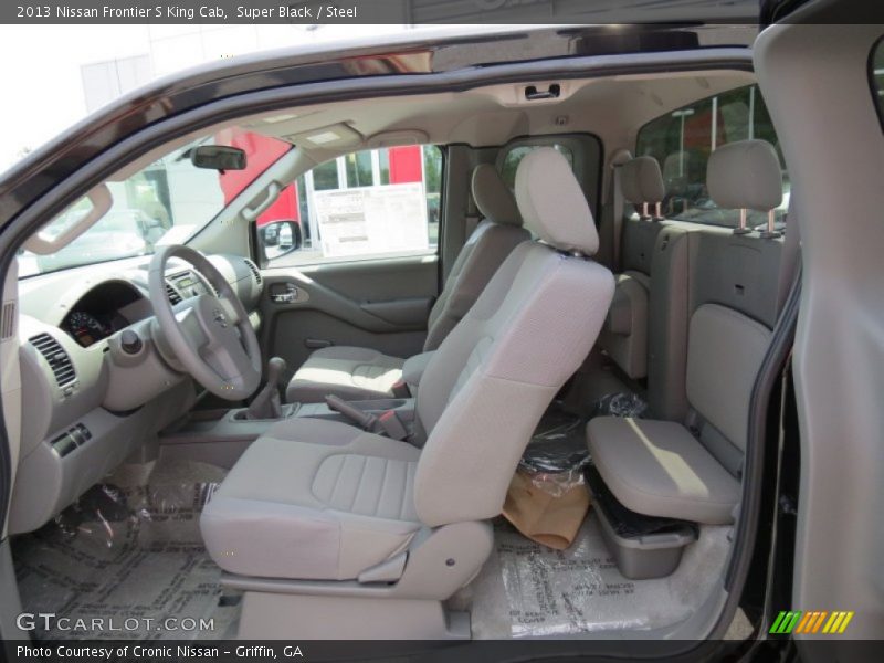 Front Seat of 2013 Frontier S King Cab