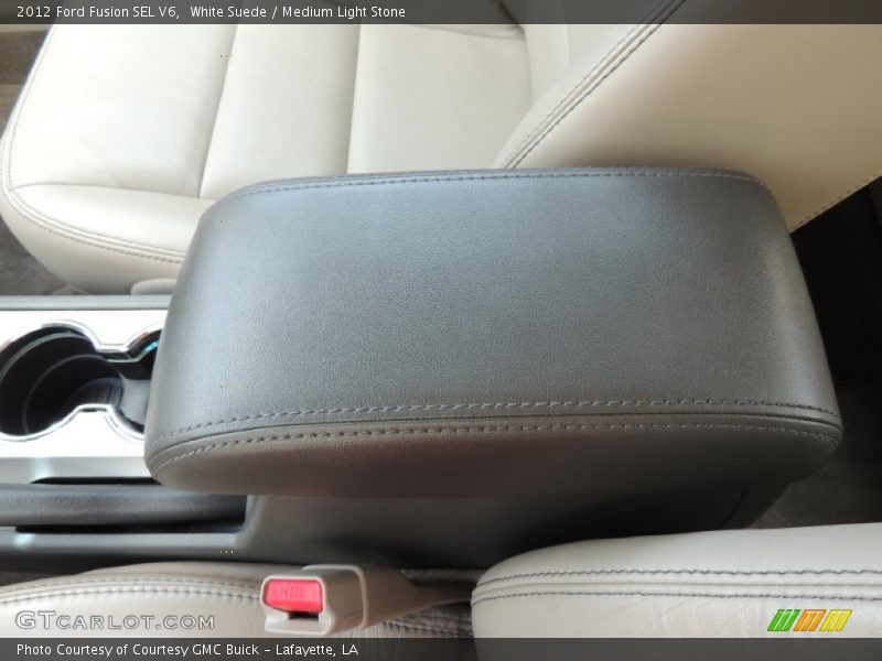 White Suede / Medium Light Stone 2012 Ford Fusion SEL V6