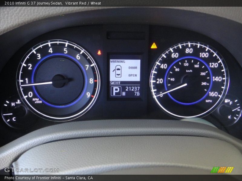 Vibrant Red / Wheat 2010 Infiniti G 37 Journey Sedan