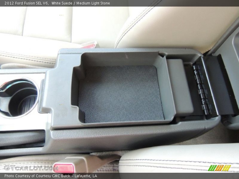 White Suede / Medium Light Stone 2012 Ford Fusion SEL V6