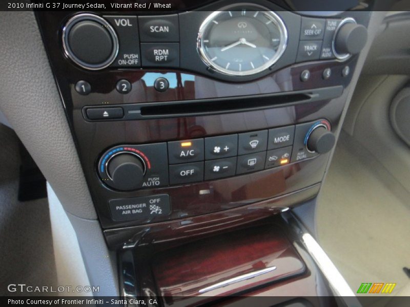 Vibrant Red / Wheat 2010 Infiniti G 37 Journey Sedan