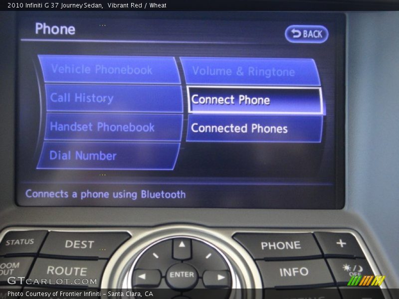 Vibrant Red / Wheat 2010 Infiniti G 37 Journey Sedan