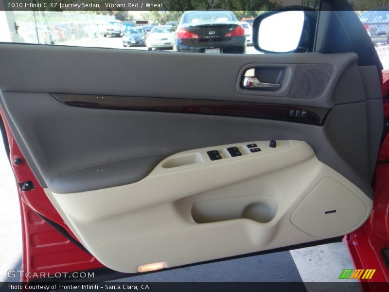 Vibrant Red / Wheat 2010 Infiniti G 37 Journey Sedan