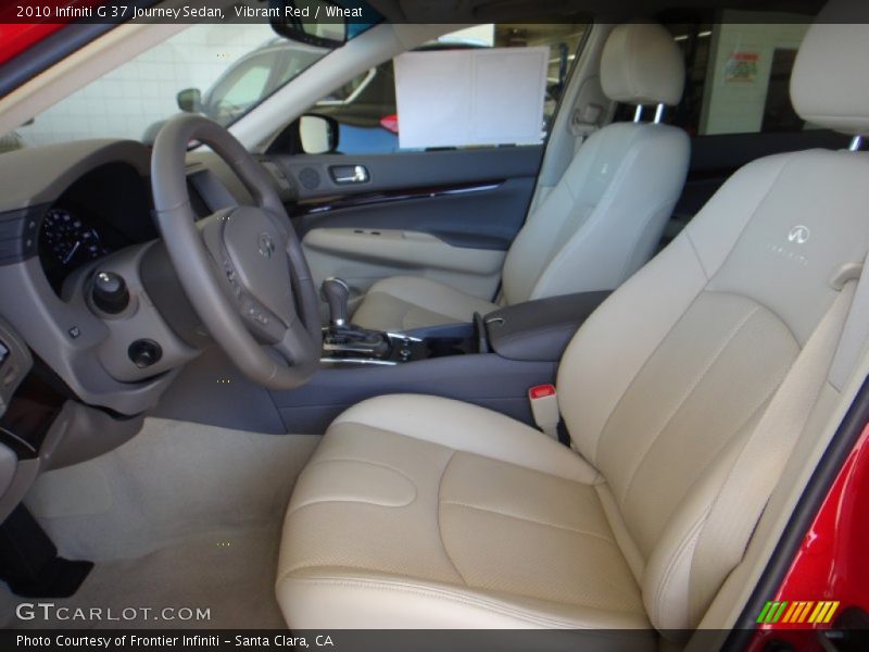Vibrant Red / Wheat 2010 Infiniti G 37 Journey Sedan