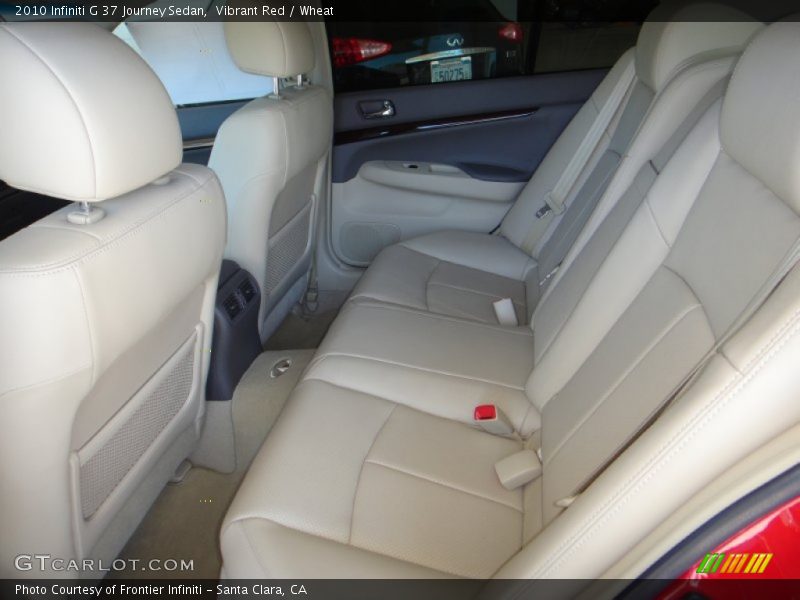 Vibrant Red / Wheat 2010 Infiniti G 37 Journey Sedan