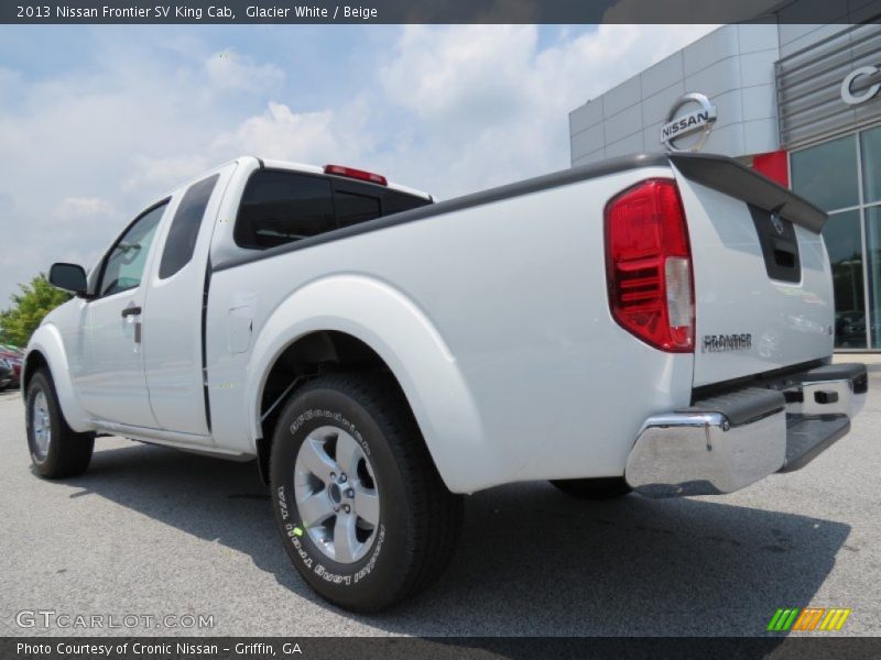  2013 Frontier SV King Cab Glacier White