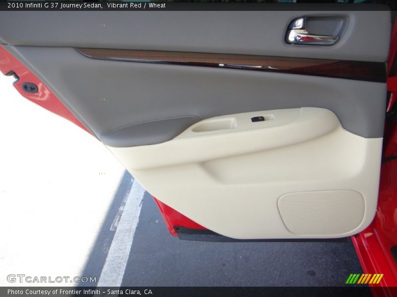 Vibrant Red / Wheat 2010 Infiniti G 37 Journey Sedan