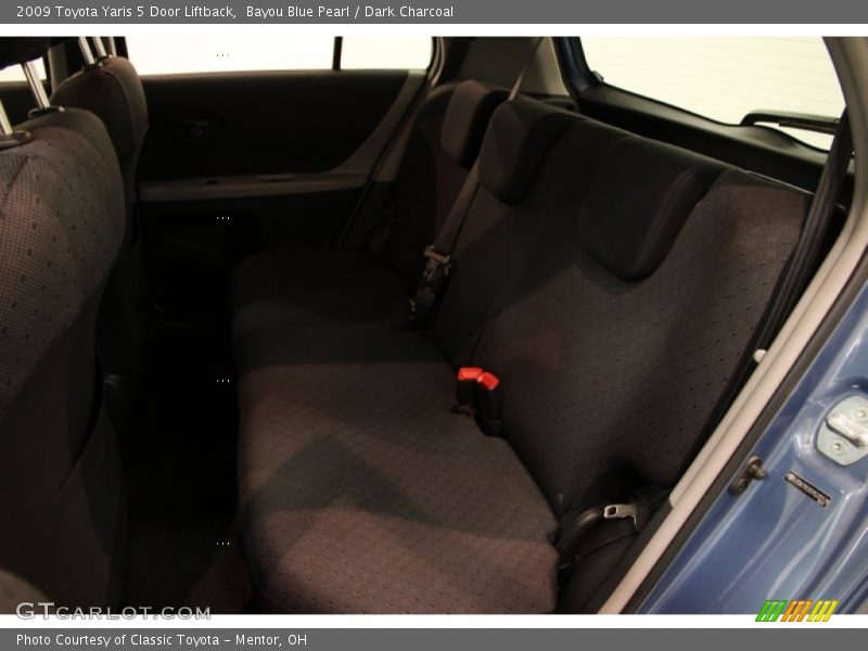 Bayou Blue Pearl / Dark Charcoal 2009 Toyota Yaris 5 Door Liftback
