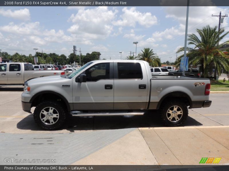 Silver Metallic / Black/Medium Flint 2008 Ford F150 FX4 SuperCrew 4x4