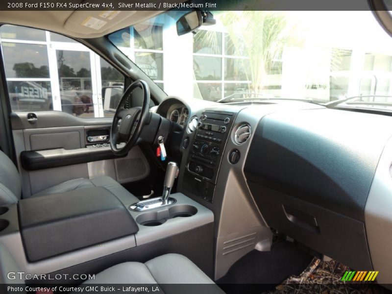 Silver Metallic / Black/Medium Flint 2008 Ford F150 FX4 SuperCrew 4x4