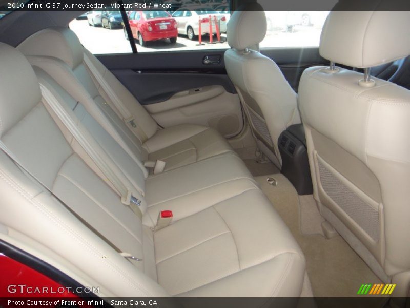 Vibrant Red / Wheat 2010 Infiniti G 37 Journey Sedan