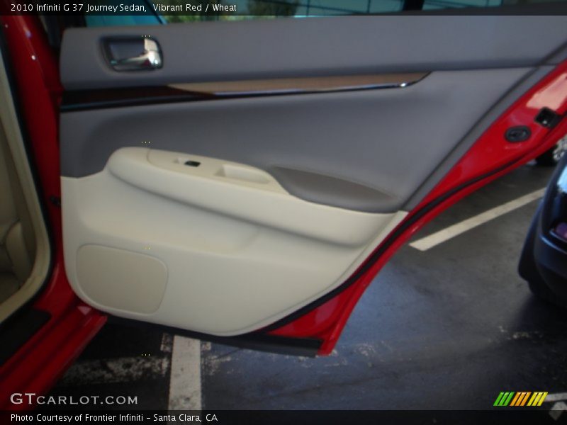 Vibrant Red / Wheat 2010 Infiniti G 37 Journey Sedan