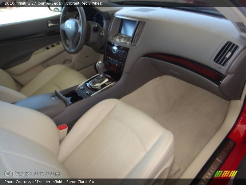 Vibrant Red / Wheat 2010 Infiniti G 37 Journey Sedan