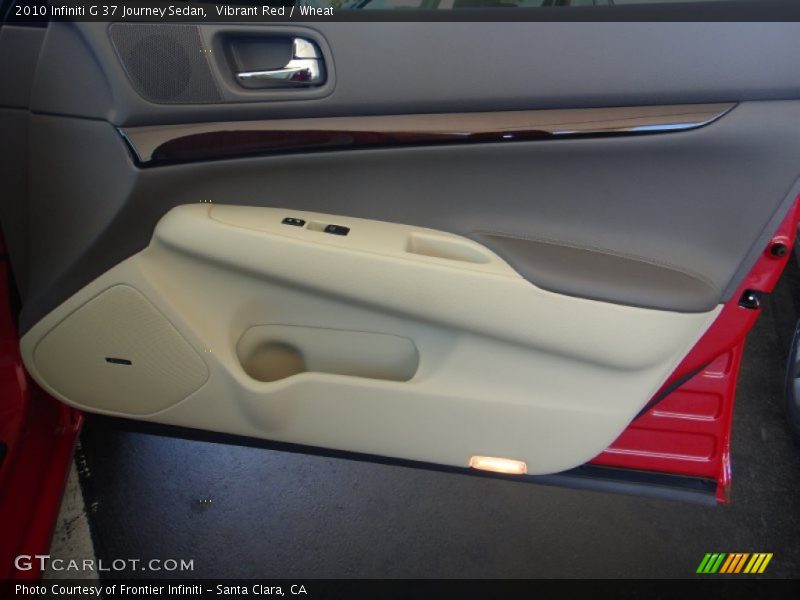 Vibrant Red / Wheat 2010 Infiniti G 37 Journey Sedan