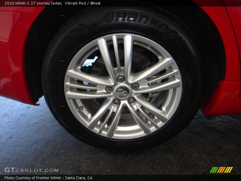 Vibrant Red / Wheat 2010 Infiniti G 37 Journey Sedan