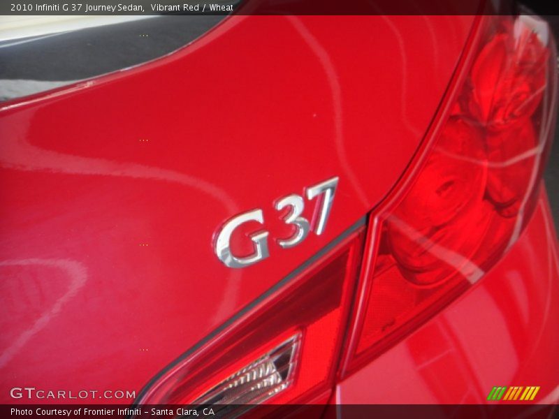 Vibrant Red / Wheat 2010 Infiniti G 37 Journey Sedan