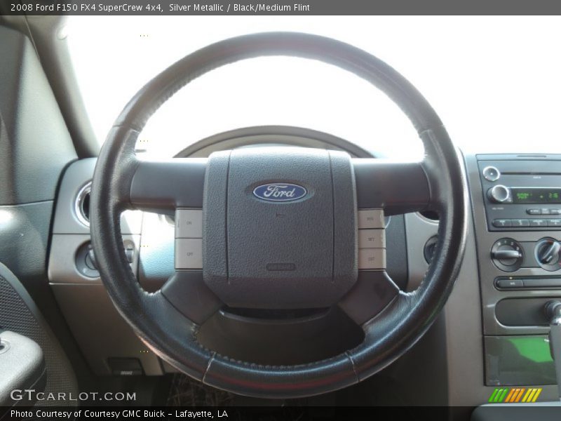 Silver Metallic / Black/Medium Flint 2008 Ford F150 FX4 SuperCrew 4x4