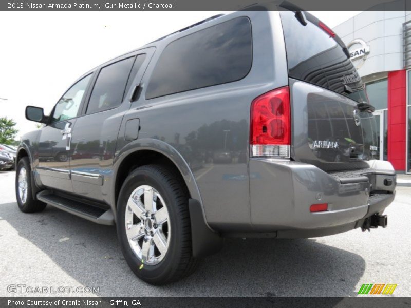 Gun Metallic / Charcoal 2013 Nissan Armada Platinum