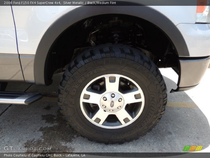 Silver Metallic / Black/Medium Flint 2008 Ford F150 FX4 SuperCrew 4x4