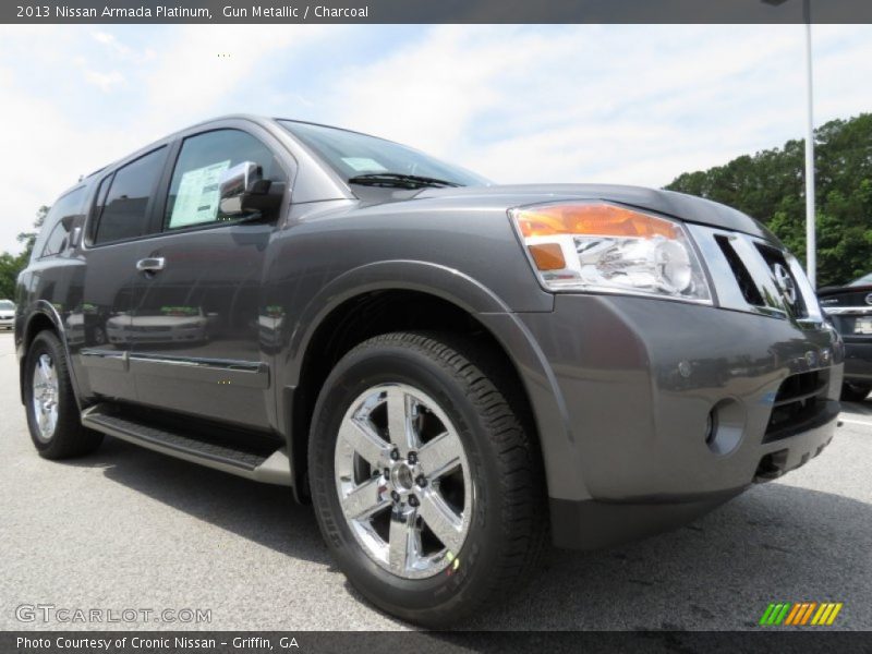 Front 3/4 View of 2013 Armada Platinum