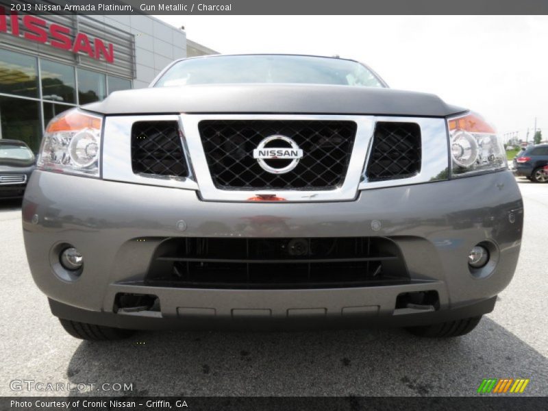 Gun Metallic / Charcoal 2013 Nissan Armada Platinum