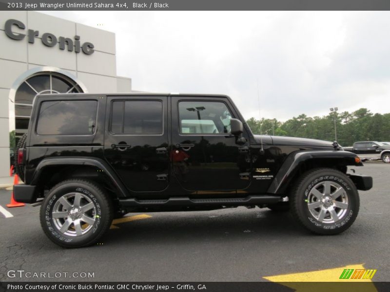 Black / Black 2013 Jeep Wrangler Unlimited Sahara 4x4