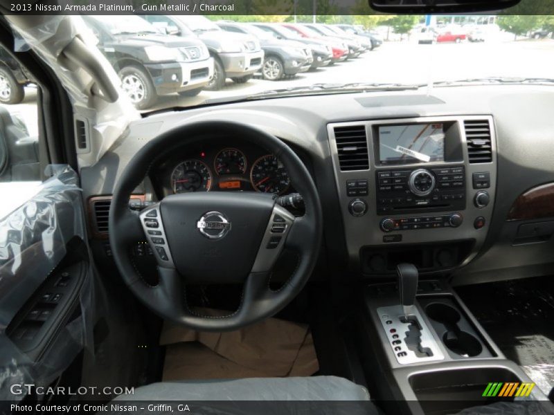 Gun Metallic / Charcoal 2013 Nissan Armada Platinum