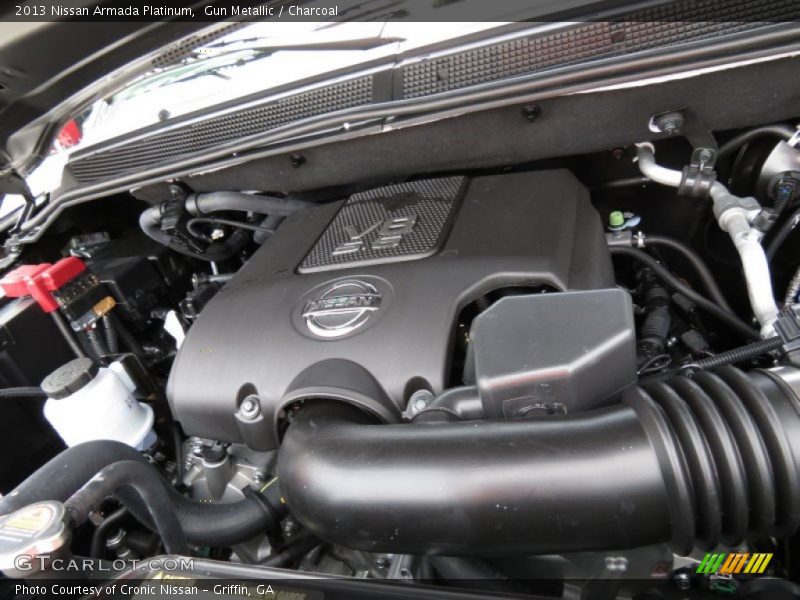 Gun Metallic / Charcoal 2013 Nissan Armada Platinum