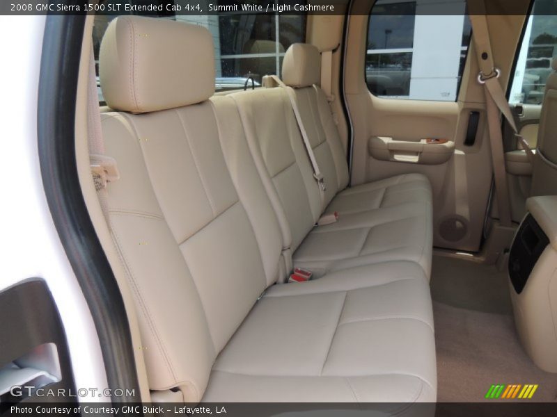 Summit White / Light Cashmere 2008 GMC Sierra 1500 SLT Extended Cab 4x4