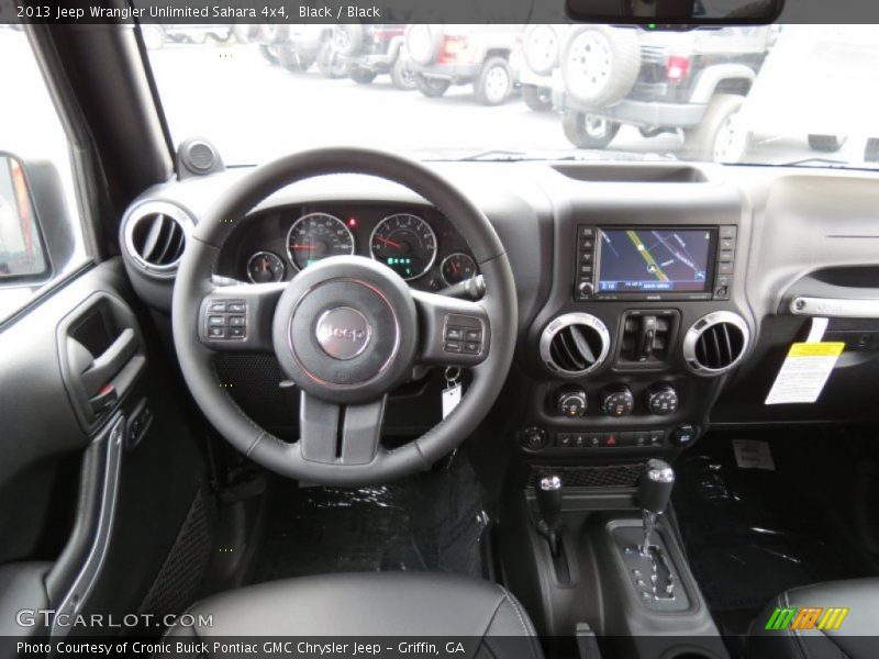Black / Black 2013 Jeep Wrangler Unlimited Sahara 4x4