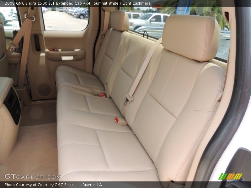 Summit White / Light Cashmere 2008 GMC Sierra 1500 SLT Extended Cab 4x4