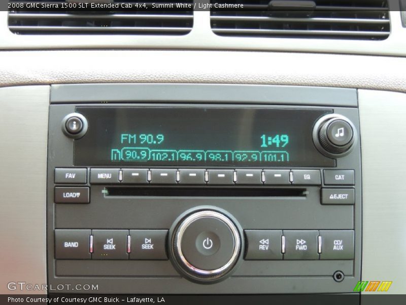 Summit White / Light Cashmere 2008 GMC Sierra 1500 SLT Extended Cab 4x4