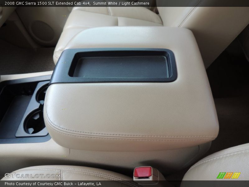 Summit White / Light Cashmere 2008 GMC Sierra 1500 SLT Extended Cab 4x4