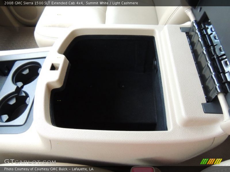 Summit White / Light Cashmere 2008 GMC Sierra 1500 SLT Extended Cab 4x4