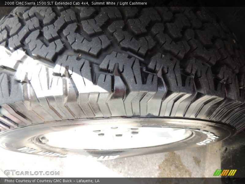 Summit White / Light Cashmere 2008 GMC Sierra 1500 SLT Extended Cab 4x4