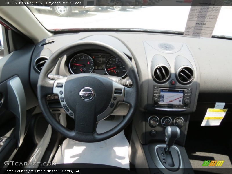 Cayenne Red / Black 2013 Nissan Rogue SV