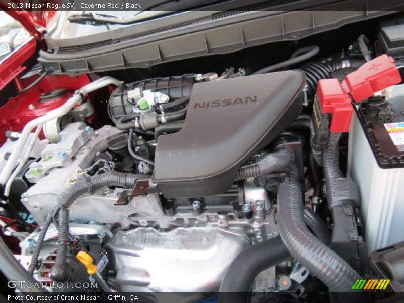 Cayenne Red / Black 2013 Nissan Rogue SV
