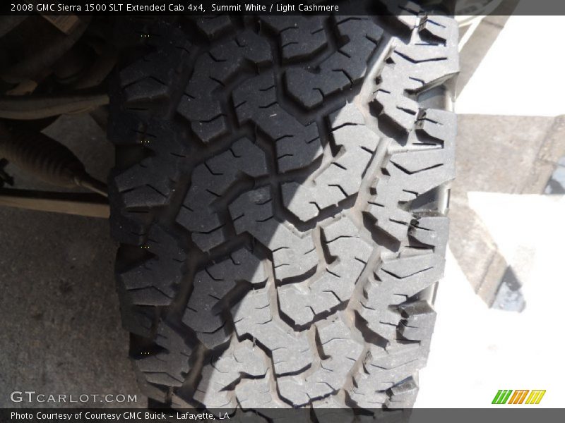 Summit White / Light Cashmere 2008 GMC Sierra 1500 SLT Extended Cab 4x4